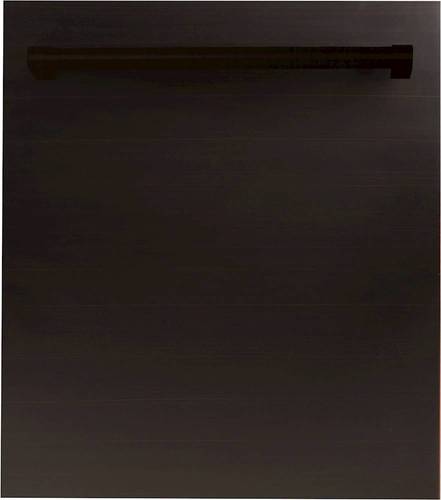 ZLINE - 24" Compact Top Control Built-In Dishwasher with Stainless Steel Tub, 40dBA - Oil Rubbed Bronze