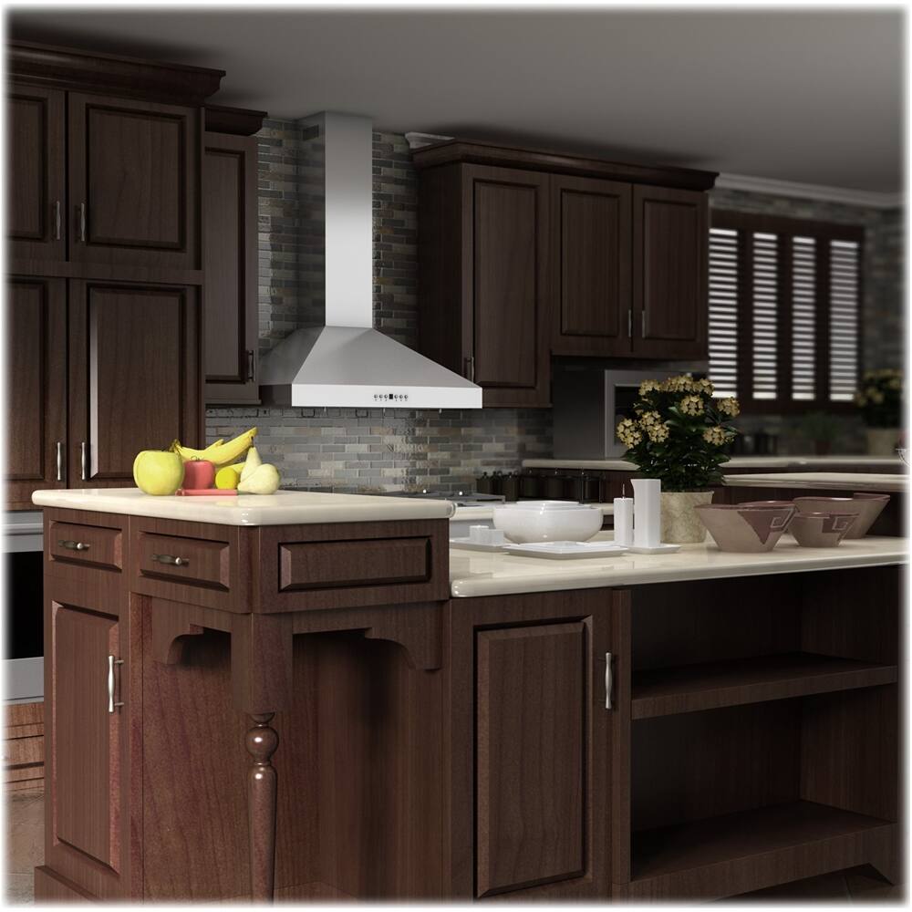 Best Buy ZLINE 30" Externally Vented Range Hood Brushed Stainless Steel KL330400