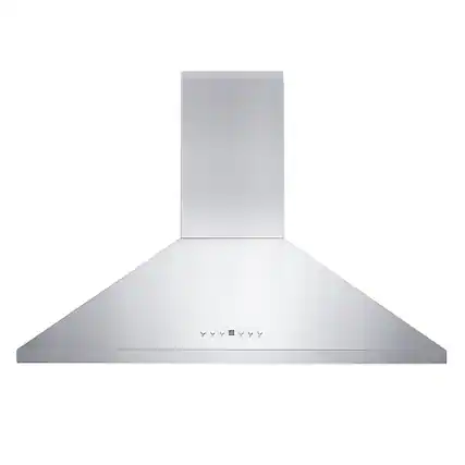Front. ZLINE - 48" Externally Vented Range Hood - Stainless steel.