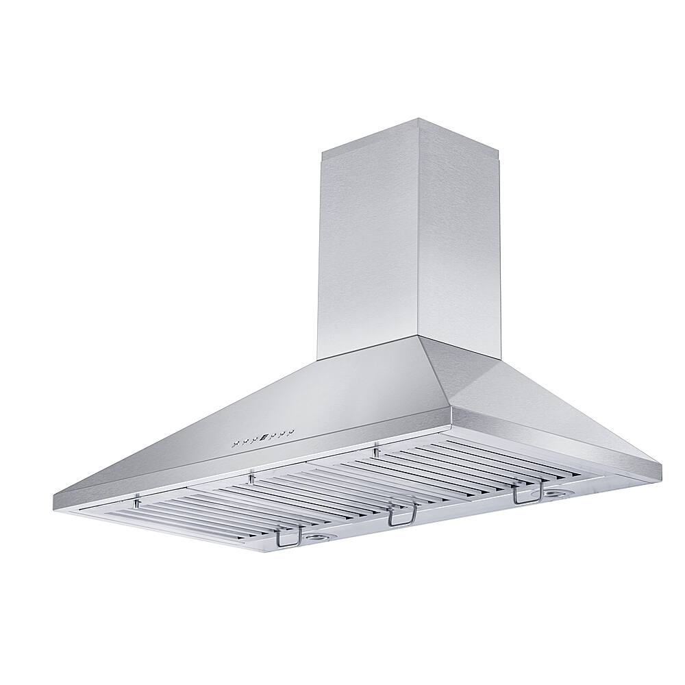 Alt View 11. ZLINE - 48" Externally Vented Range Hood - Stainless steel.