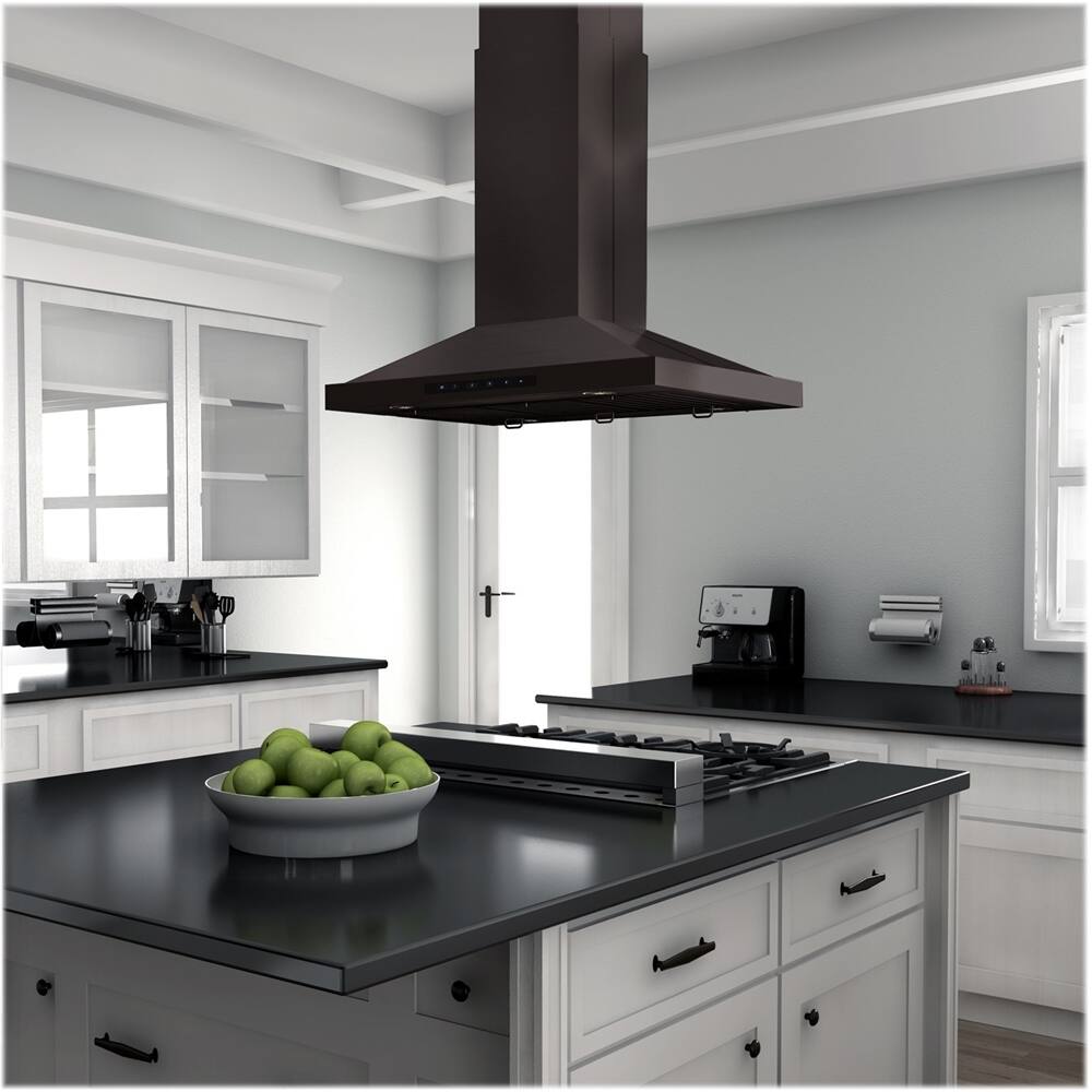 Alt View 13. ZLINE - 48" Externally Vented Range Hood - Stainless steel.