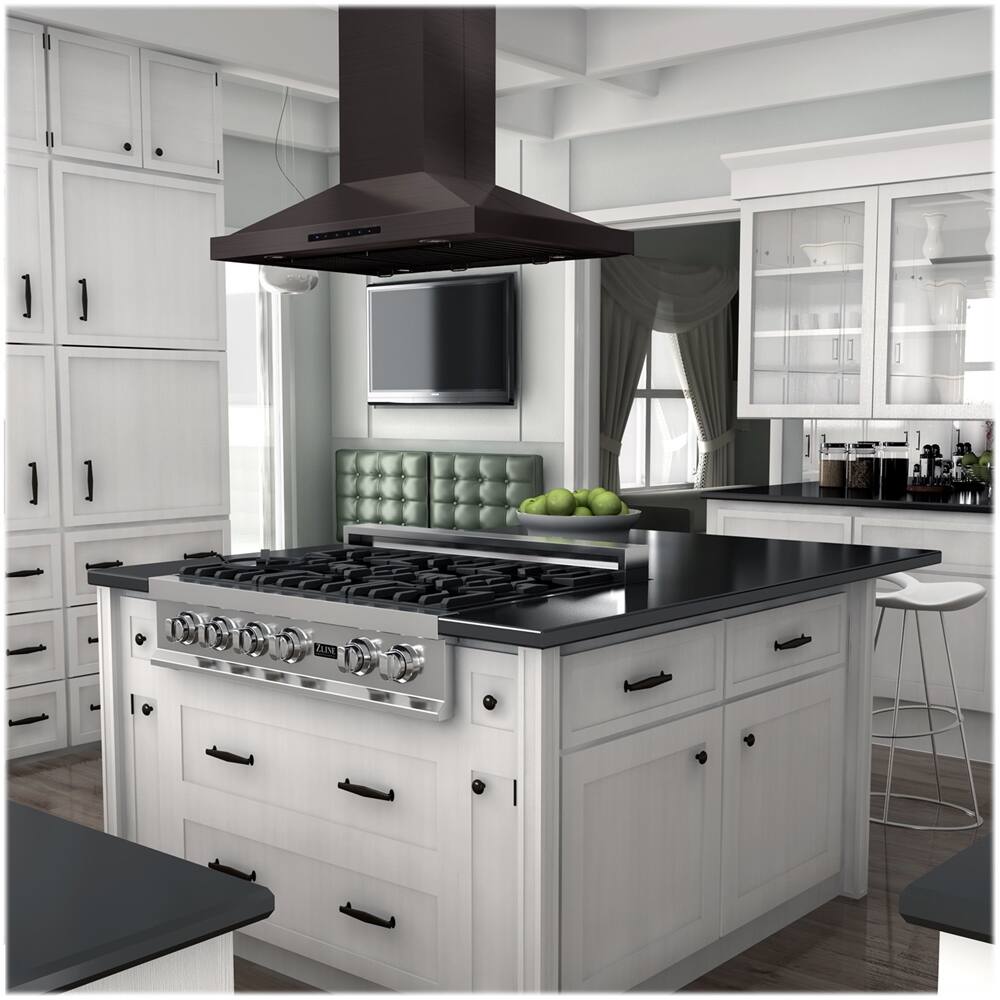 Alt View 14. ZLINE - 48" Externally Vented Range Hood - Stainless steel.