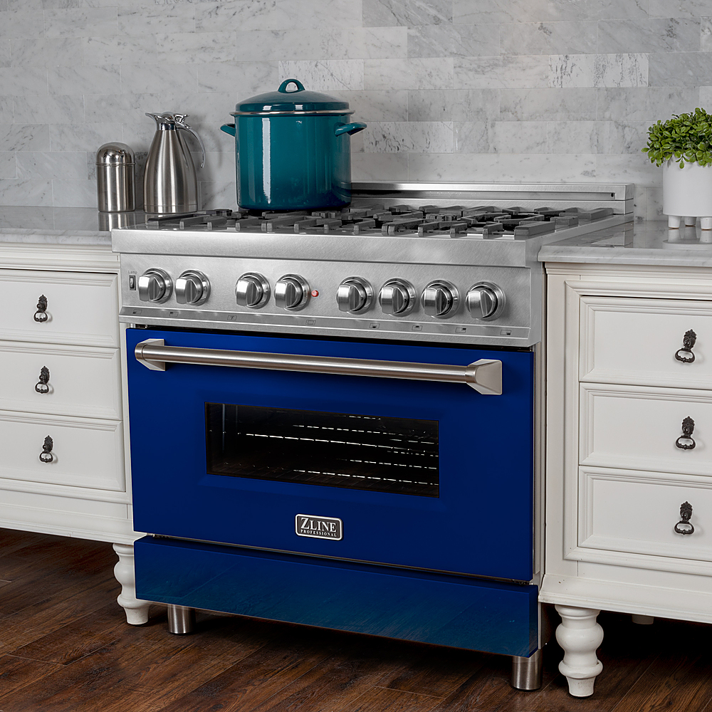 ZLINE Stainless Steel 36-inch Gas Burner/Electric Oven Range - On Sale -  Bed Bath & Beyond - 17178330