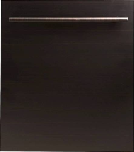 ZLINE - 24" Compact Top Control Built-In Dishwasher with Stainless Steel Tub, 40 dBa - Oil-Rubbed Bronze
