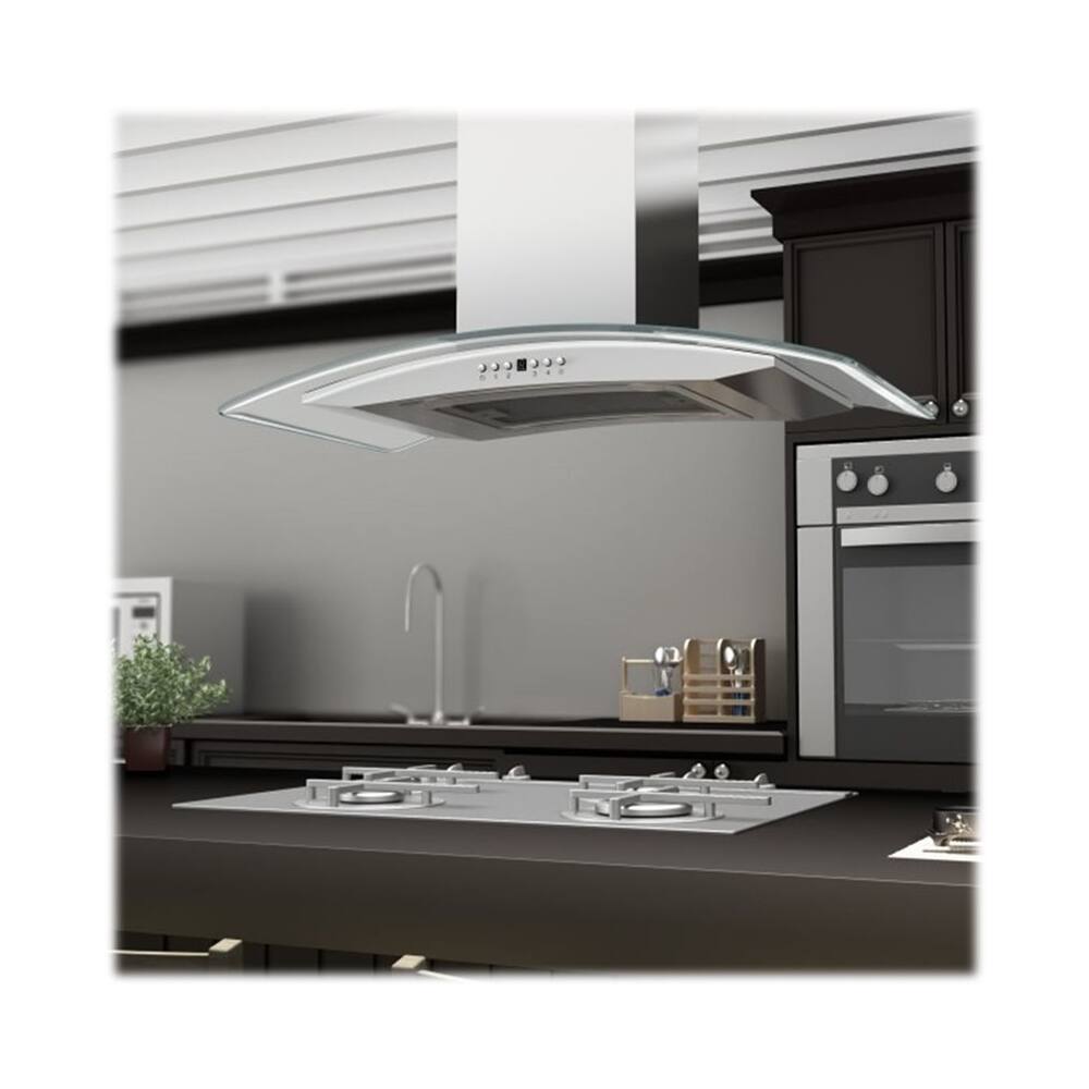 ZLINE 36 inches Externally Vented Island Range Hood Stainless Steel