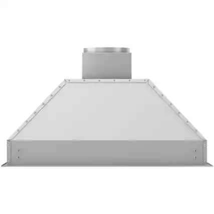 Front. ZLINE - 40" Externally Vented Range Hood - Brushed Stainless Steel.