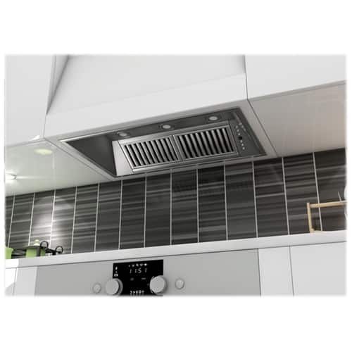 Alt View 15. ZLINE - 40" Externally Vented Range Hood - Brushed Stainless Steel.