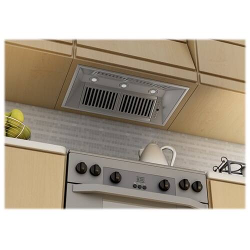 Alt View 16. ZLINE - 40" Externally Vented Range Hood - Brushed Stainless Steel.