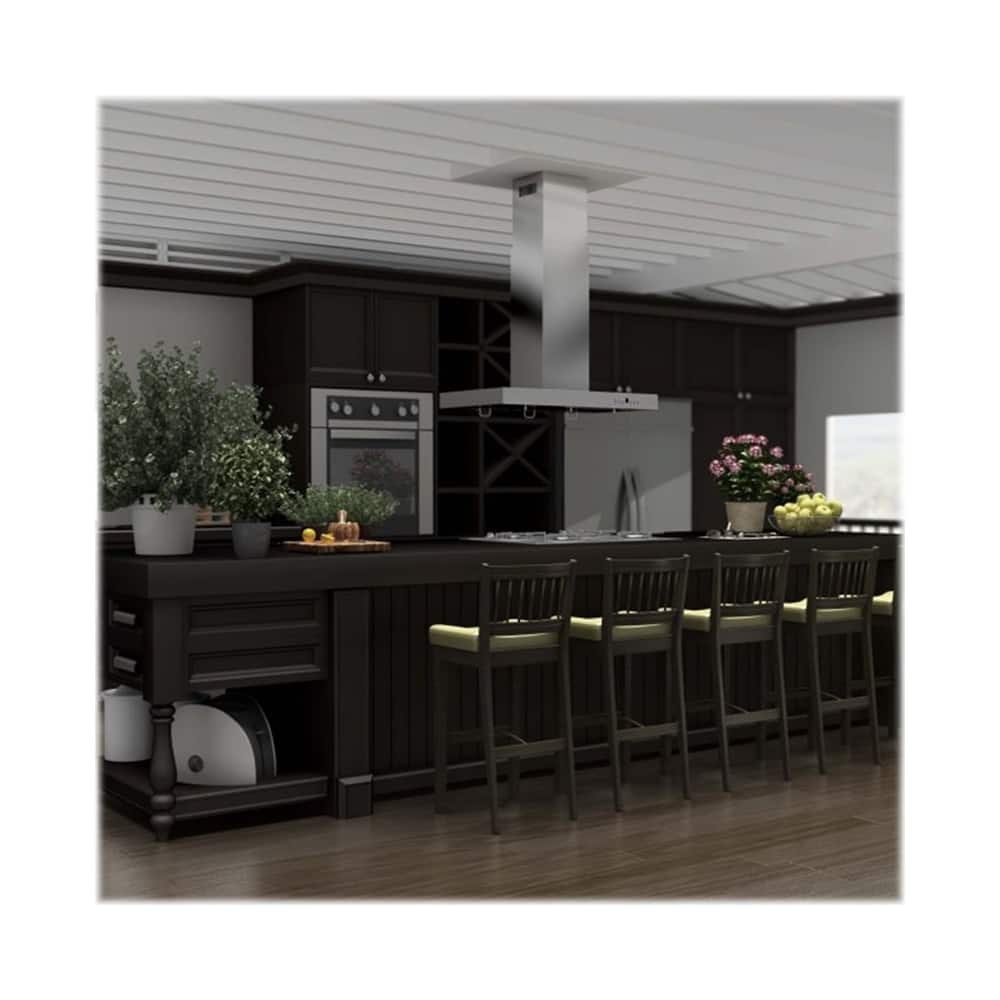 ZLINE 36 inches Externally Vented Island Range Hood Stainless Steel