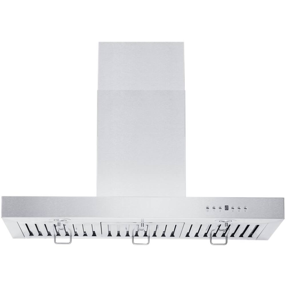 Alt View 14. ZLINE - 30" Externally Vented Range Hood - Brushed Stainless Steel.
