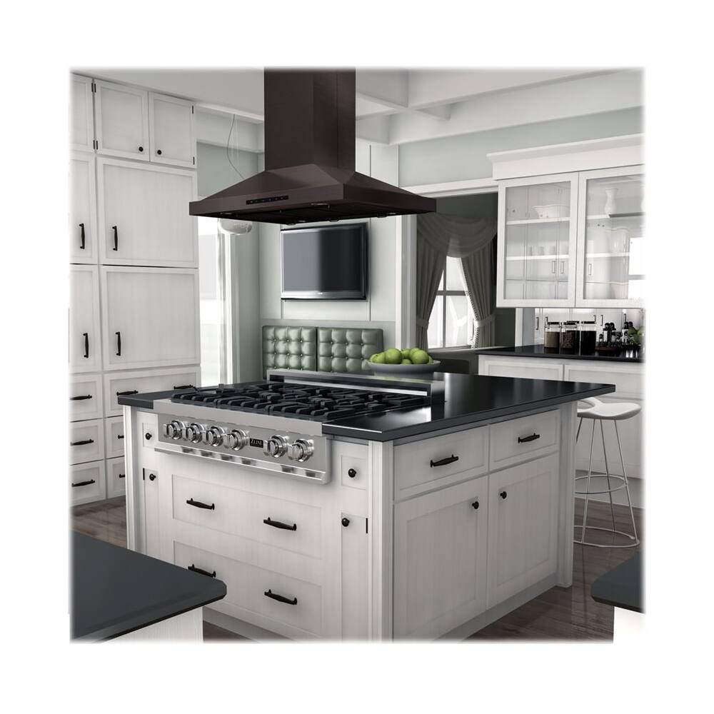 Alt View 11. ZLINE - 36" Externally Vented Range Hood - Stainless steel.