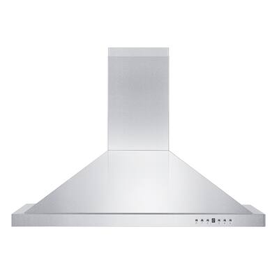 Z Line Kitchen KB-48 48-inch Stainless Steel Wall Mount Range Hood With LED Lights & Lifetime Motor