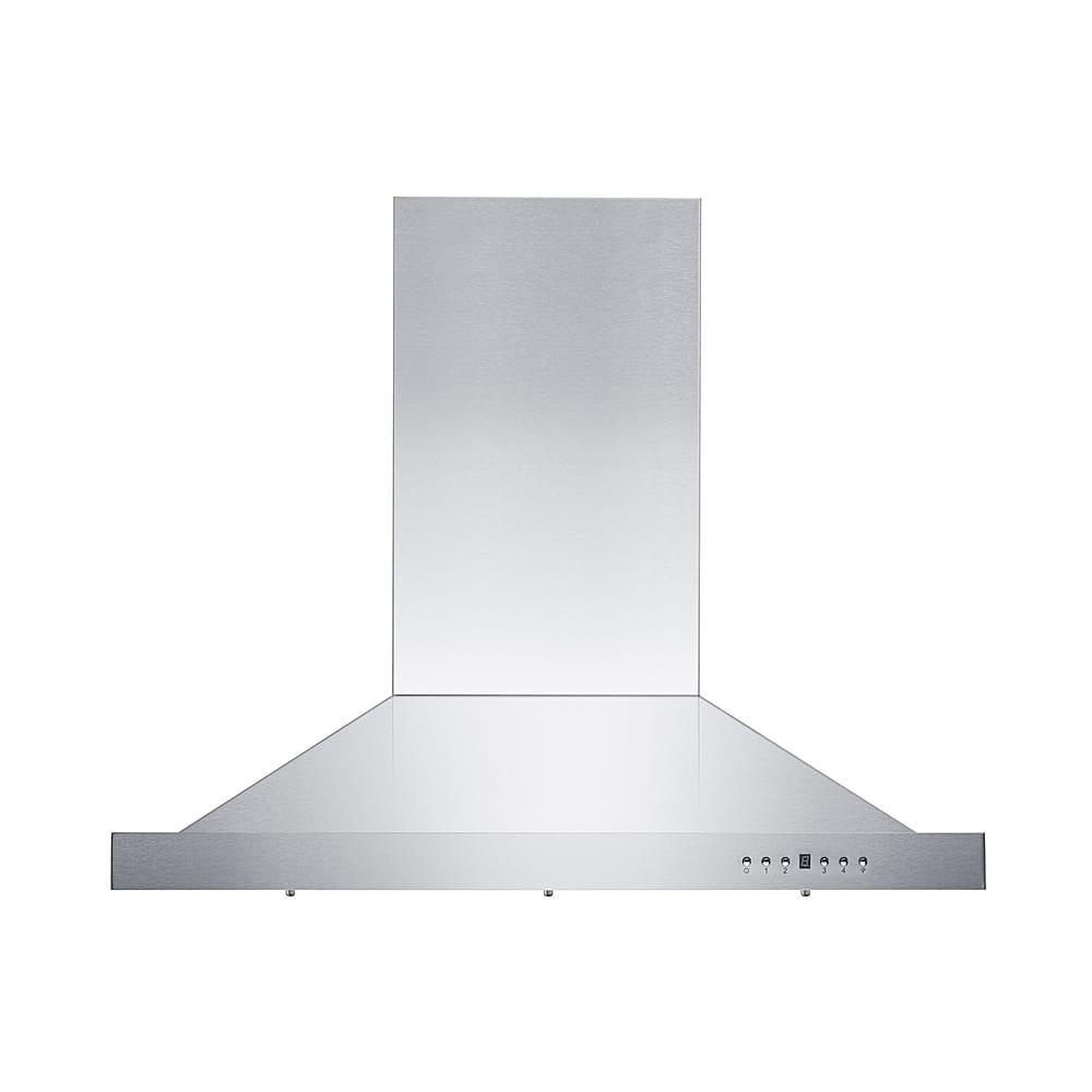 Left View: ZLINE - 48" Externally Vented Range Hood - Stainless Steel