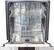 Alt View 14. ZLINE - ZLINE 24 in. Fingerprint Resistant Top Control Dishwasher with Stainless Steel Tub and Traditional Style Handle, 52dBa - Snow Stainless.
