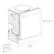 Alt View 18. ZLINE - ZLINE 24 in. Fingerprint Resistant Top Control Dishwasher with Stainless Steel Tub and Traditional Style Handle, 52dBa - Snow Stainless.