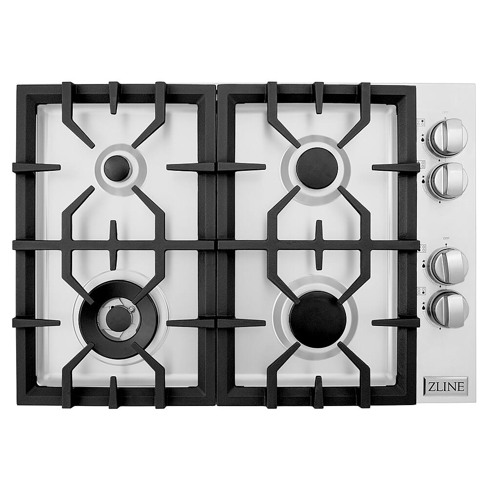 ZLINE Professional 30" Gas Cooktop with 4 Burners Black RC30 Best Buy