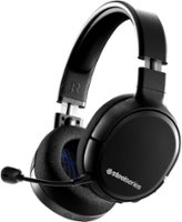 SteelSeries - Arctis 1 Wireless Lossless Surround Sound Headset for Nintendo Switch with Detachable ClearCast Microphone - Black - Front_Zoom