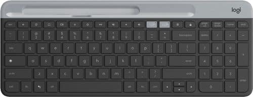 Logitech - K580 Multi-Device Chrome OS Edition Wireless Membrane Keyboard - Graphite