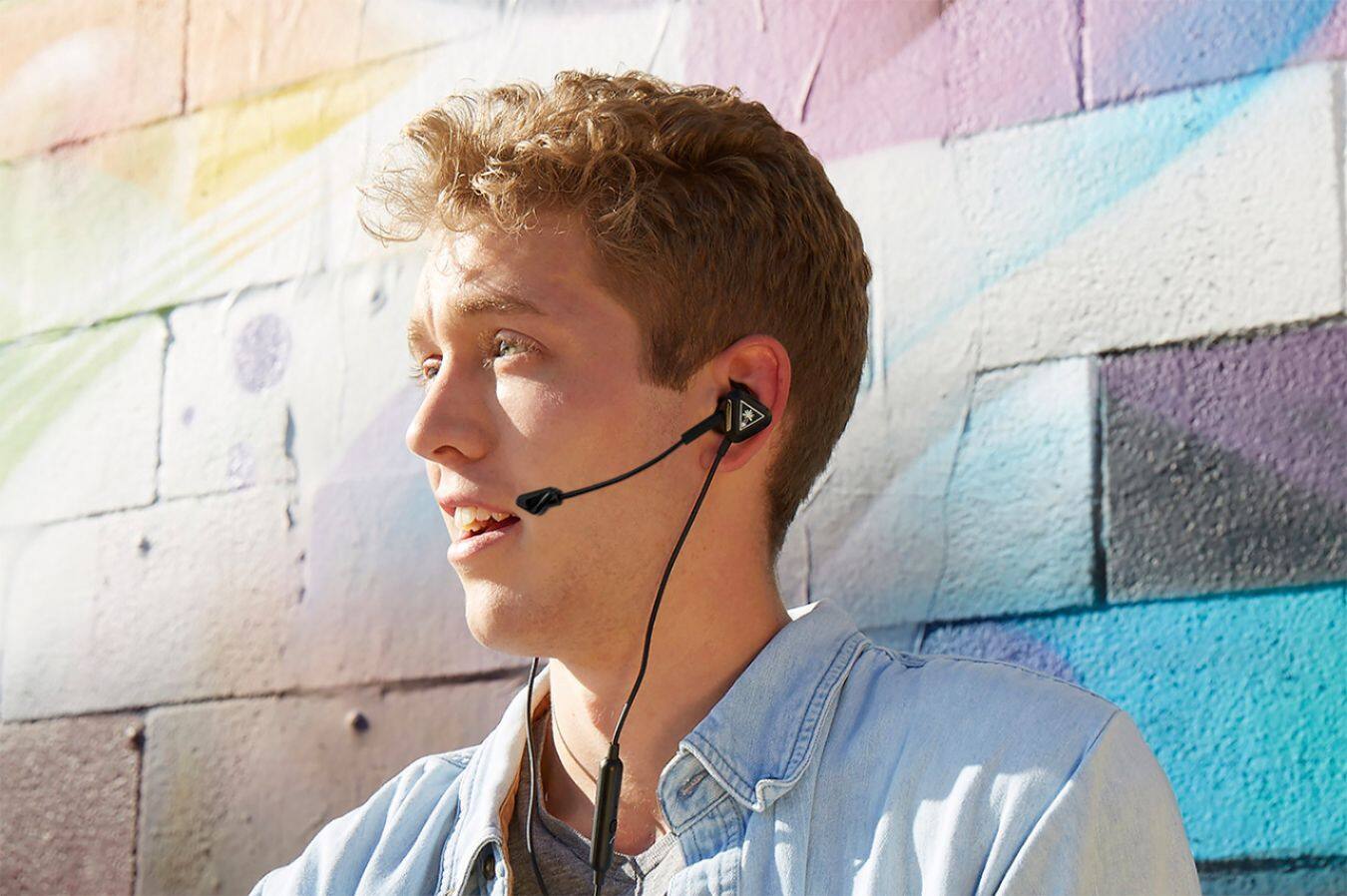 Alt View 17. Turtle Beach - Battle Buds In-Ear Gaming Headset for Mobile Gaming, Nintendo Switch, Xbox One, Xbox Series X|S, PS4 & PS5 - Black/Silver.