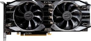 EVGA - NVIDIA GeForce RTX 2080 SUPER XC ULTRA GAMING 8GB GDDR6 PCI Express 3.0 Graphics Card - Black/Transparent - Front_Zoom
