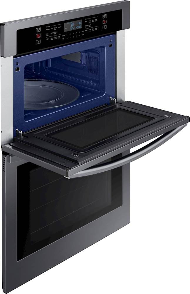 Samsung 30" BuiltIn Electric Microwave Combination Wall Oven Black