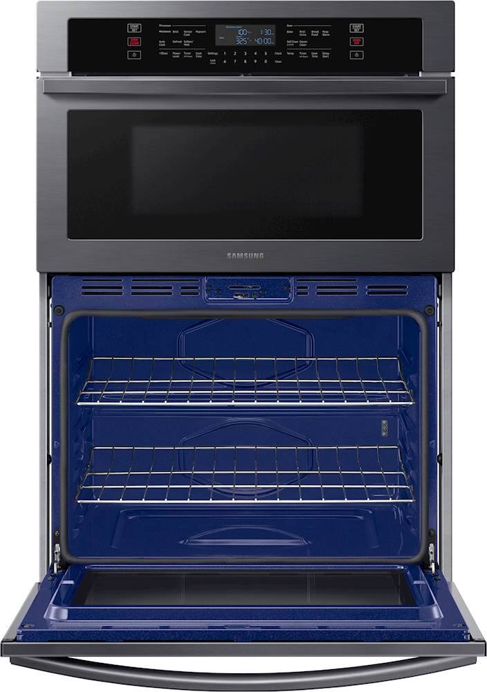 Samsung 30" BuiltIn Electric Microwave Combination Wall Oven Black
