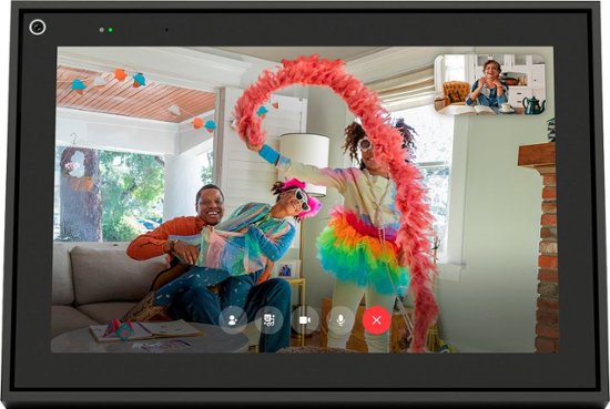 Front Zoom. Facebook Portal - Smart Video Calling for the Home with 10” Touch Screen Display - Black.