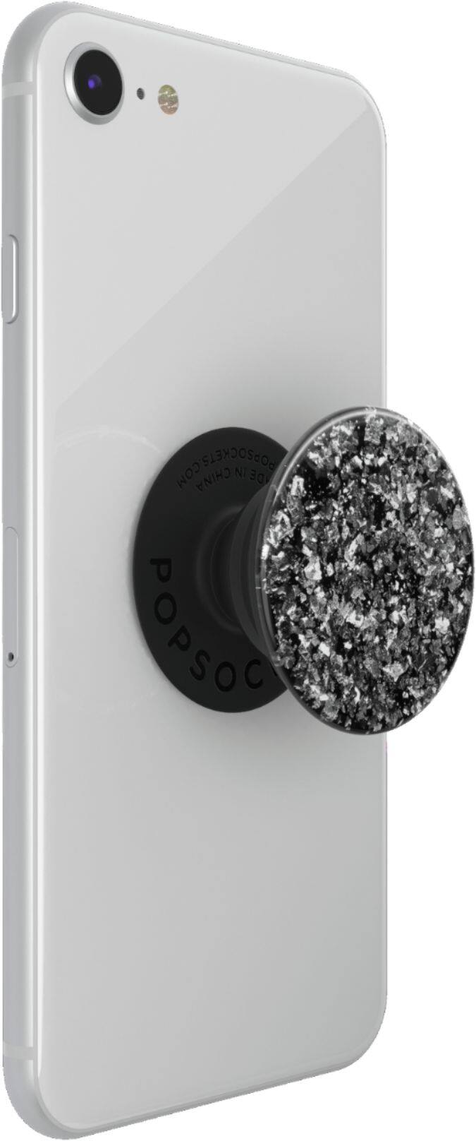 Alt View 14. PopSockets - PopGrip Premium Cell Phone Grip & Stand - Foil Confetti Silver.
