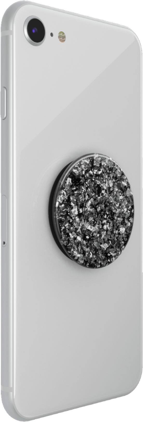 Alt View 15. PopSockets - PopGrip Premium Cell Phone Grip & Stand - Foil Confetti Silver.