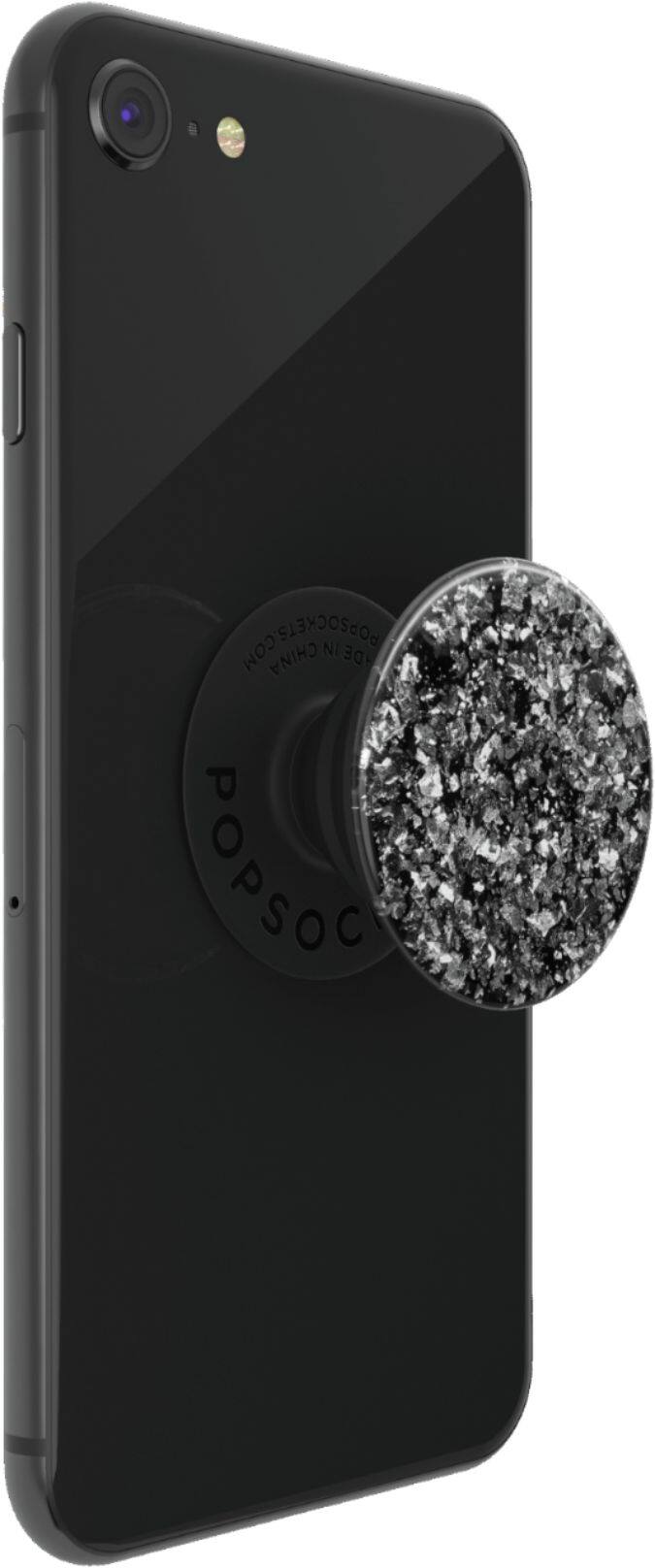 Alt View 17. PopSockets - PopGrip Premium Cell Phone Grip & Stand - Foil Confetti Silver.