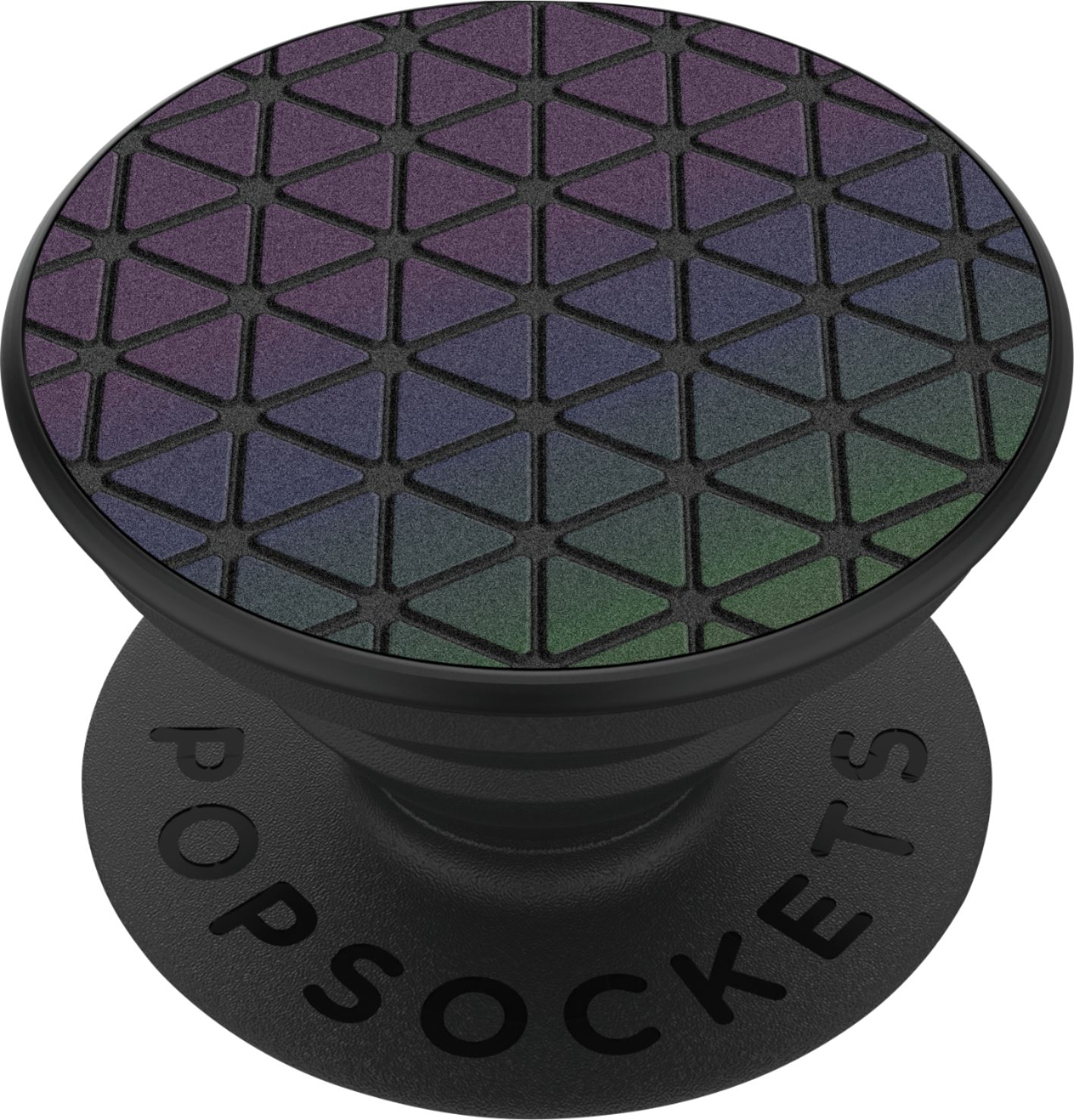 Black Grid Pop-Socket