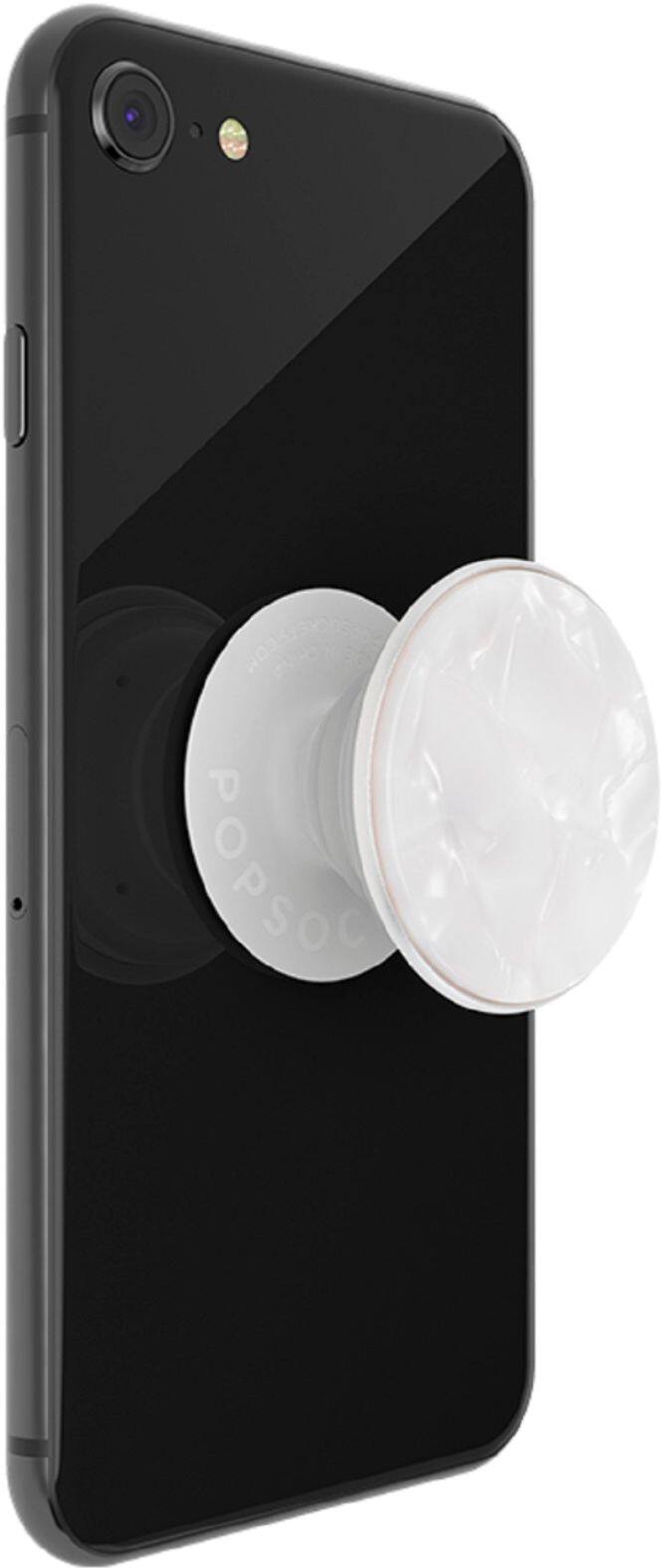 Alt View 14. PopSockets - PopGrip Premium Cell Phone Grip & Stand - Acetate Pearl White.