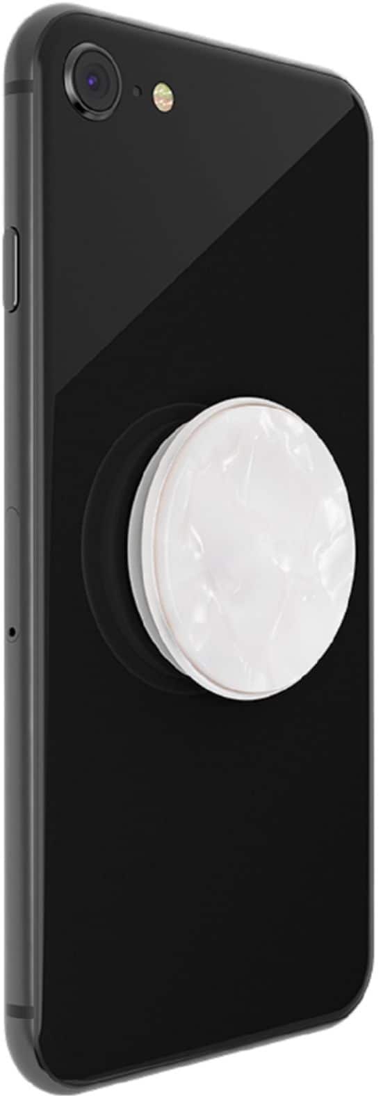 Alt View 16. PopSockets - PopGrip Premium Cell Phone Grip & Stand - Acetate Pearl White.