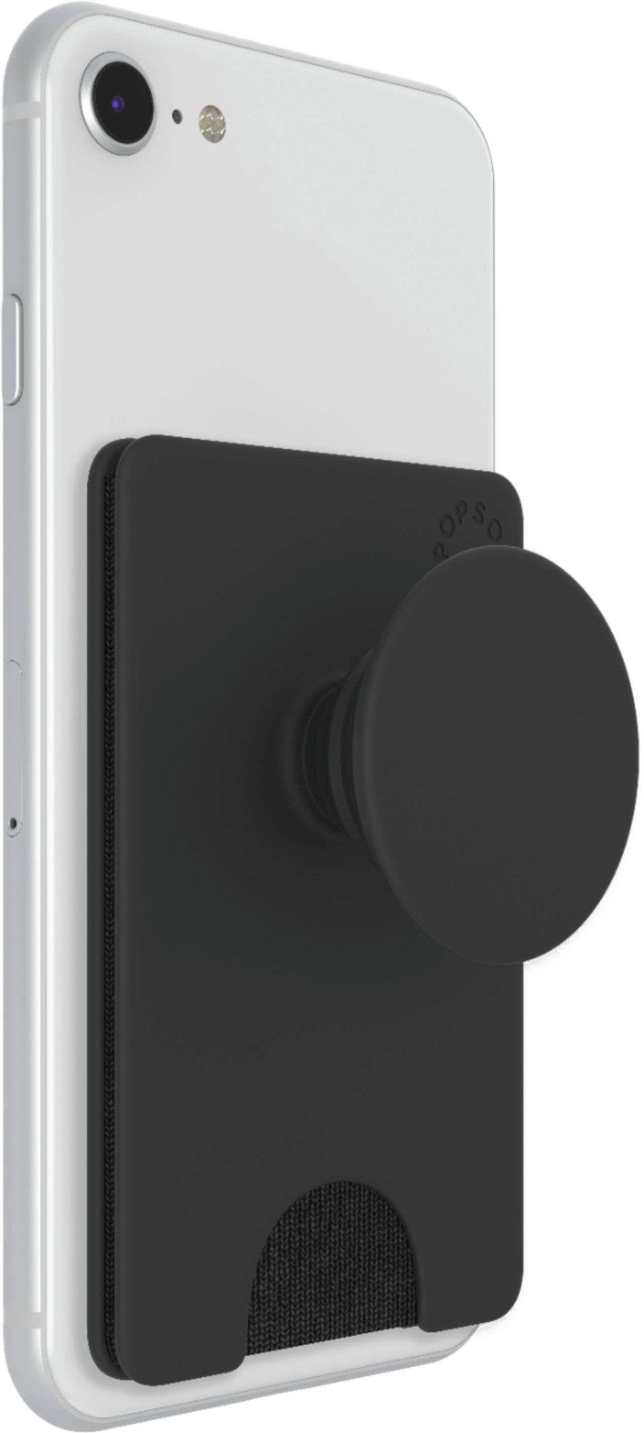 Alt View 13. PopSockets - Adhesive Wallet with PopGrip Cell Phone & Stand - Black.