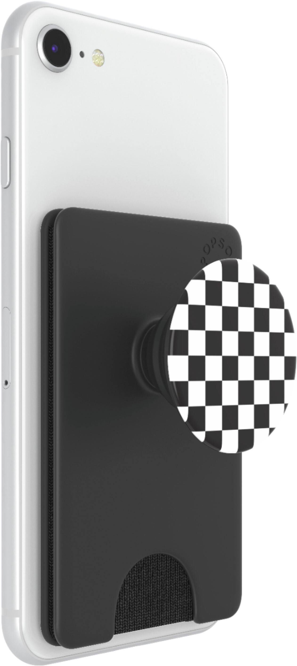 Alt View 14. PopSockets - Adhesive Wallet with PopGrip Cell Phone & Stand - Black.