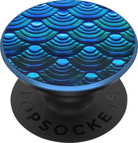 PopSockets - PopGrip Premium Cell Phone Grip and Stand - Iridescent Mermaid Wave