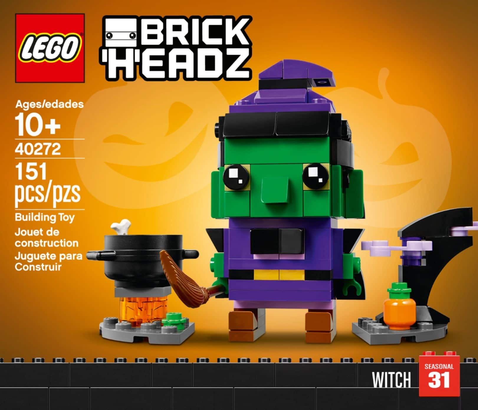 Lego best sale halloween brickheadz