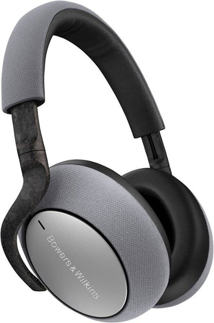 Angle Zoom. Bowers & Wilkins - PX7 Wireless Noise Cancelling Over-the-Ear Headphones - Silver.