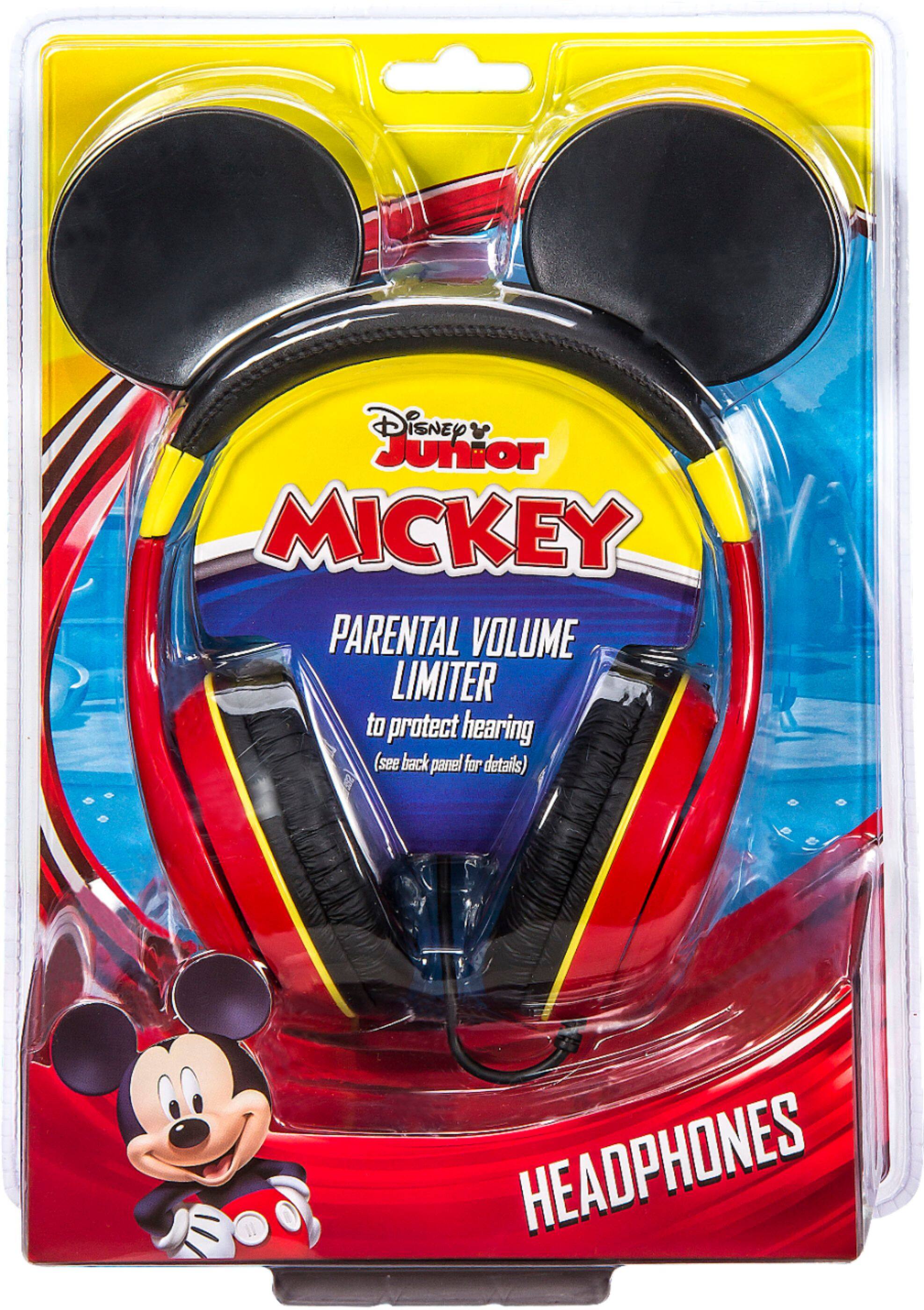 Alt View 12. eKids - Disney Junior Mickey Wired On-Ear Headphones - Black/Red.