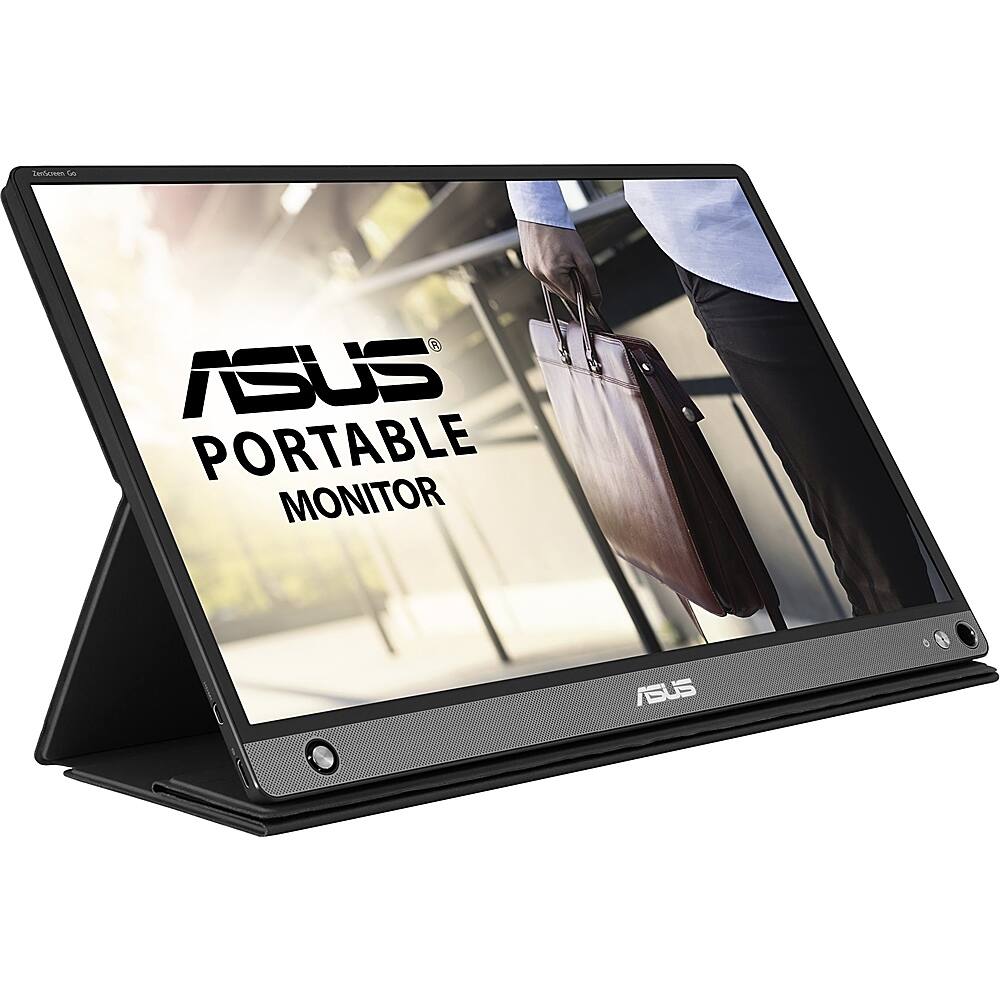 Alt View 14. ASUS - ZenScreen GO 15.6" IPS LCD FHD Monitor (USB, Micro-HDMI) - Black.