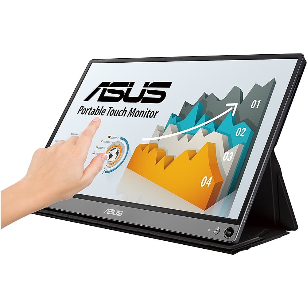 Alt View 14. ASUS - ZenScreen Touch 15.6" IPS LCD FHD Touch-Screen Monitor (USB, Micro-HDMI) - Dark Gray.