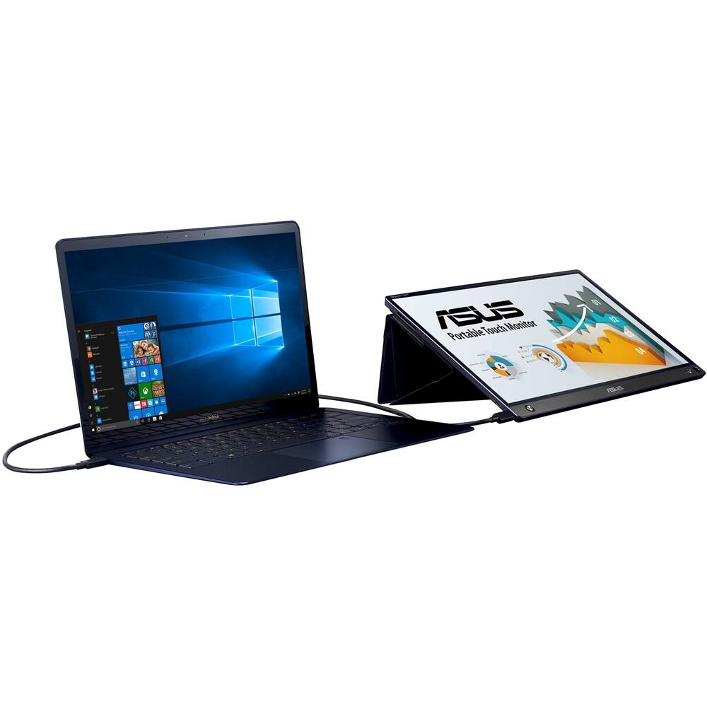 Alt View 17. ASUS - ZenScreen Touch 15.6" IPS LCD FHD Touch-Screen Monitor (USB, Micro-HDMI) - Dark Gray.