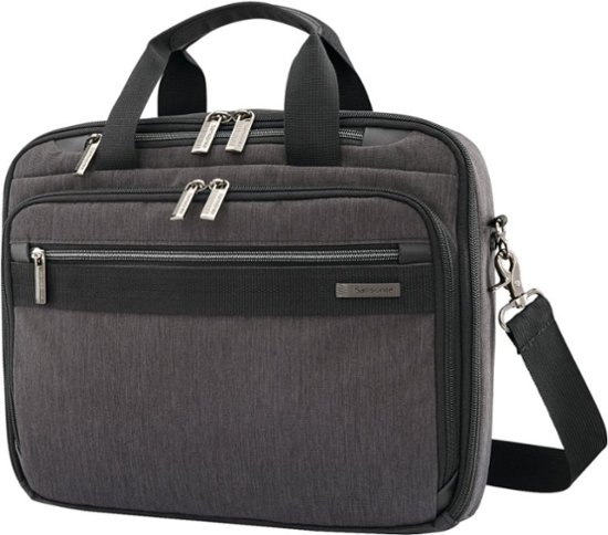 Samsonite - Modern Utility Case for 13.5" Laptop - Charcoal/Charcoal Heather