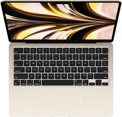 MacBook Air 13.6" Laptop Apple M2 chip 8GB Memory 256GB SSD Starlight MLY13LL/A - Best Buy