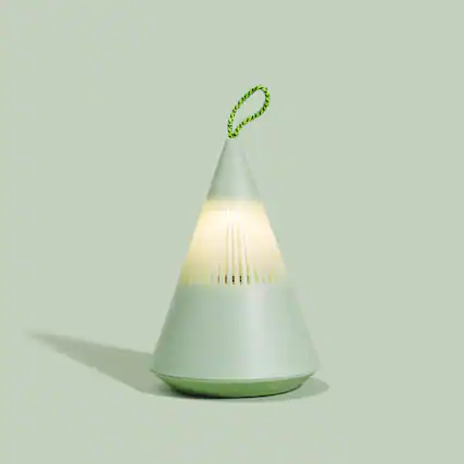 Front. Anysun - 360° Surround Sound Camping Lamp Bluetooth Speaker - IP67 Waterproof, TWS Pairing, 3-Speed Light.