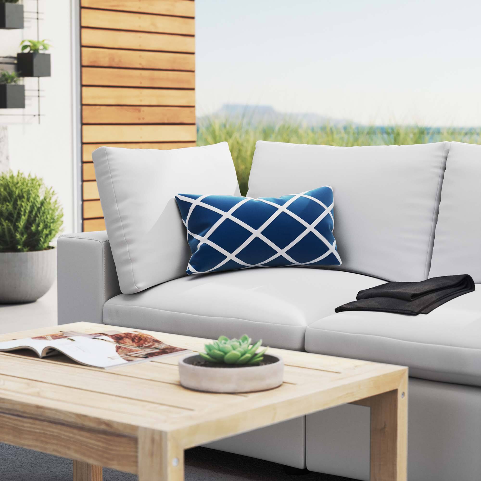 Back. Modway - Commix Sunbrella® Outdoor Patio Loveseat by Modway - White.