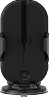 Kenwood - Motorized Clamping Qi Charging Phone Mount - Black - Front_Zoom