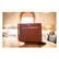 Alt View 17. Bluebonnet - Top and Rear Cover for 15" Apple® MacBook® Pro with Touch Bar (2016-2019) - Chestnut Brown.