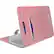 Front. Bluebonnet - Top and Rear Cover for 15" Apple® MacBook® Pro with Touch Bar (2016-2019) - Pink.