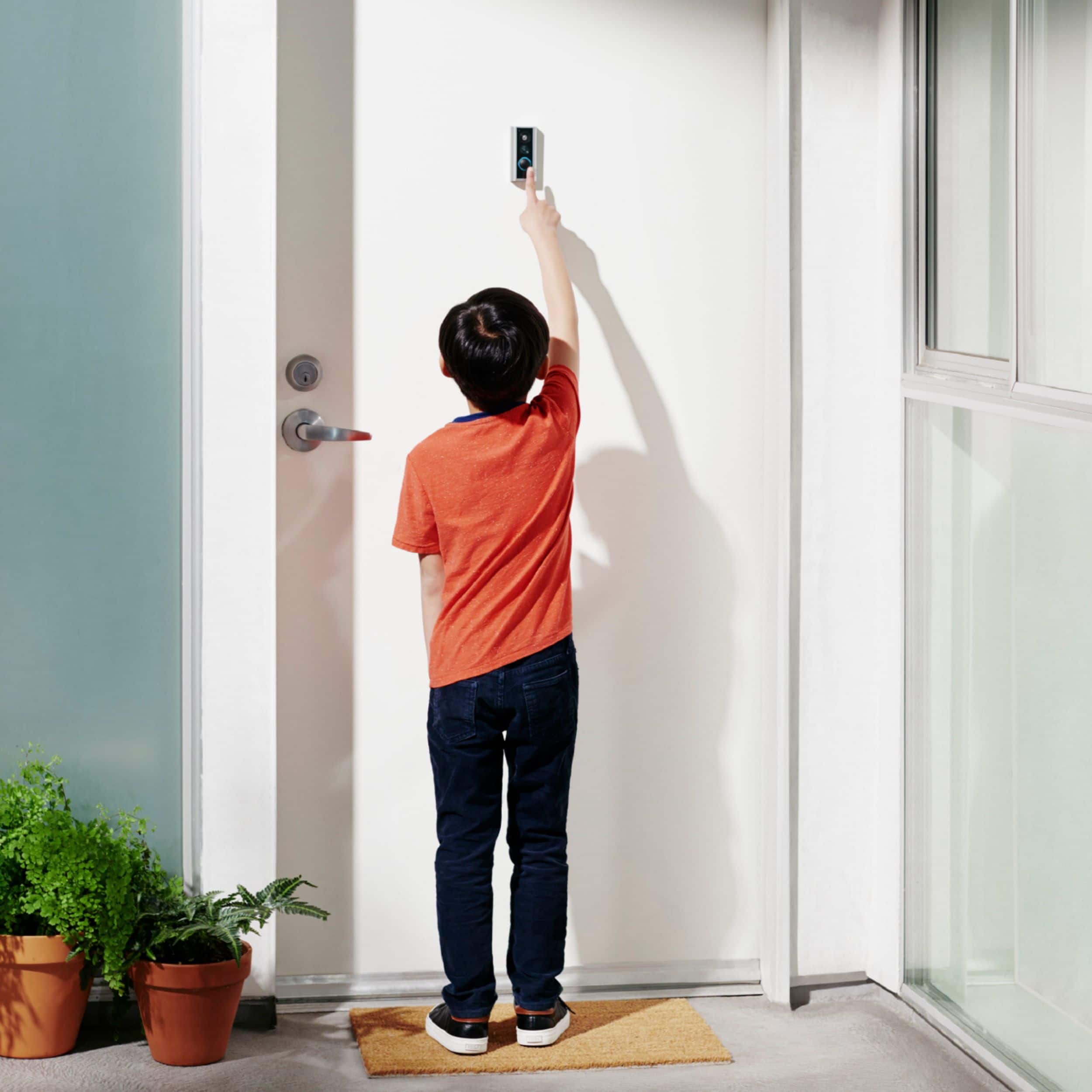 Alt View 19. Ring - Peephole with Chime - Satin Nickel.